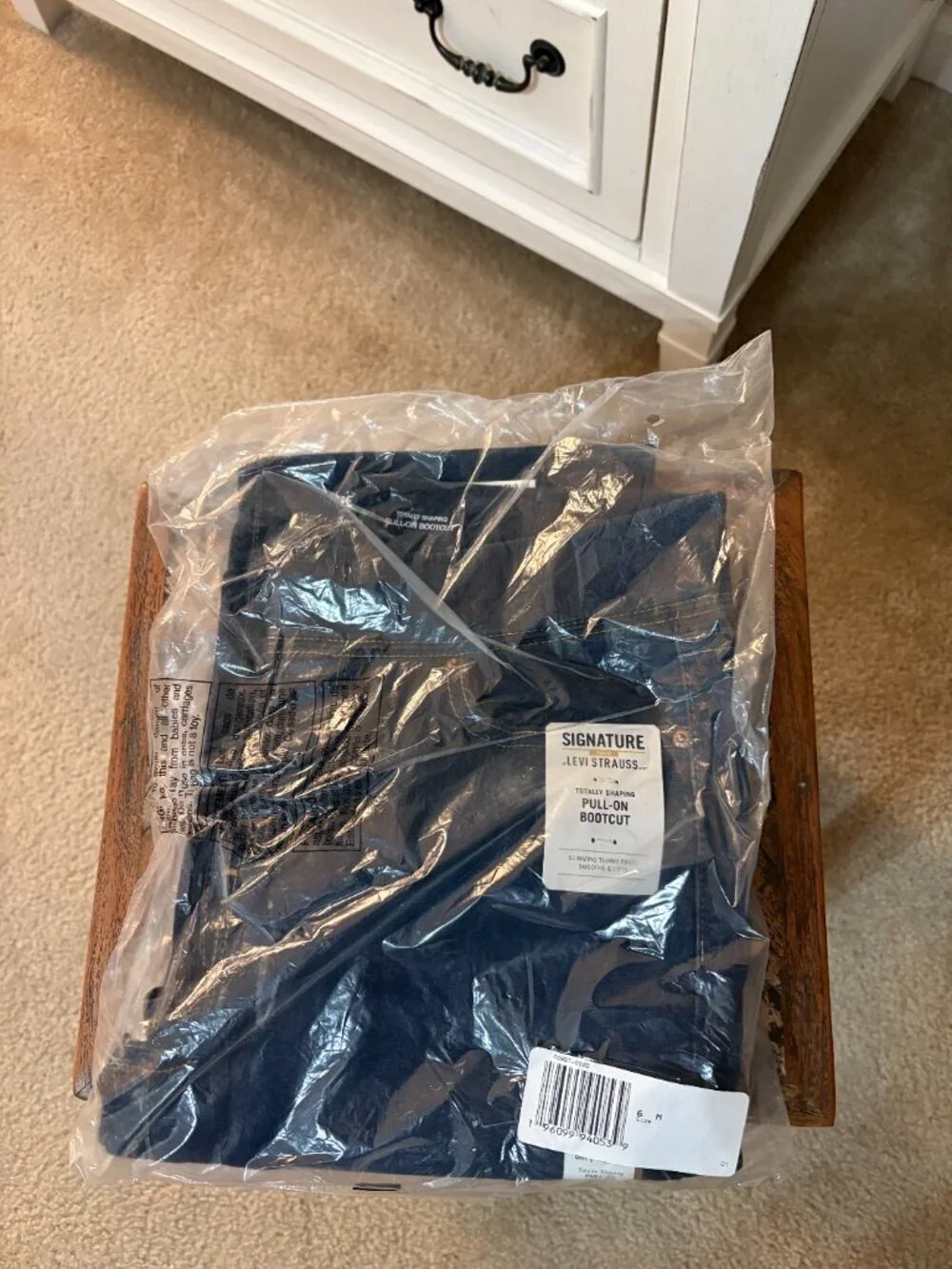 Levi Strauss Signature Shaping Point Bonita (Blue) Pull- On Bootcut Jeans Sz 6 - Picture 5 of 6